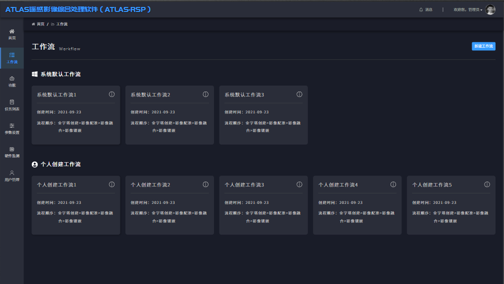 ATLAS遙感影像綜合處理系統（ATLAS-RSP）2.0版本上線(xiàn)
